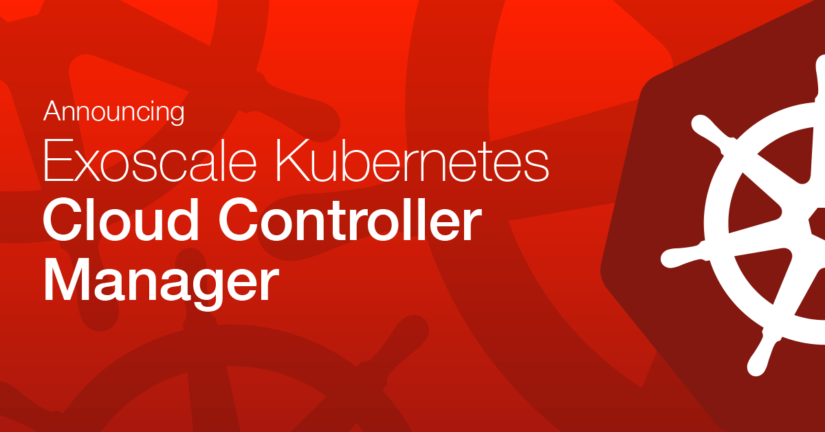 Exoscale's Official Kubernetes Cloud Controller Manager